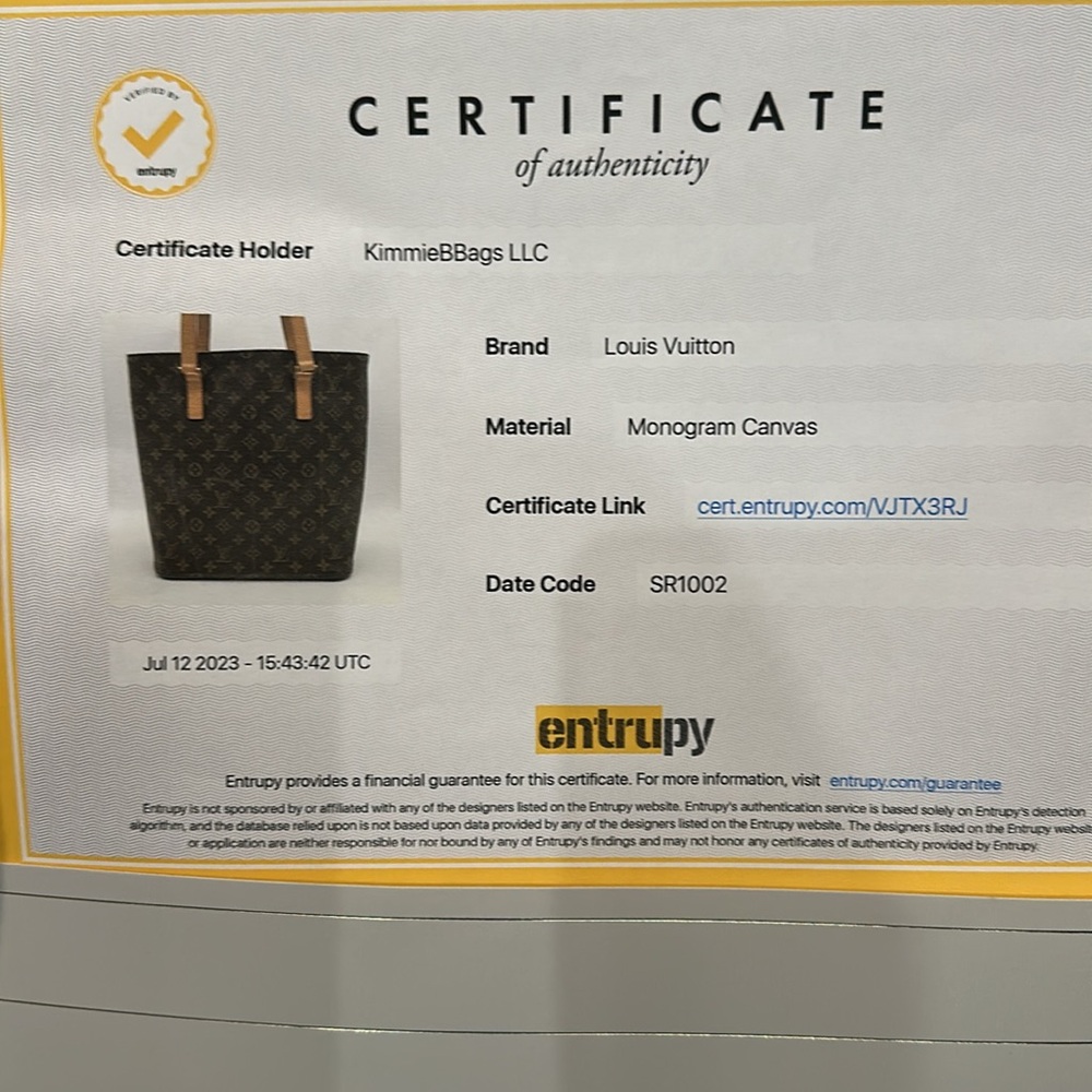 Louis Vuitton Classic Monogram Brown Tote - Picture 7 of 7